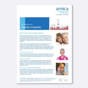 Dental Implants Overview PDF Download Cover