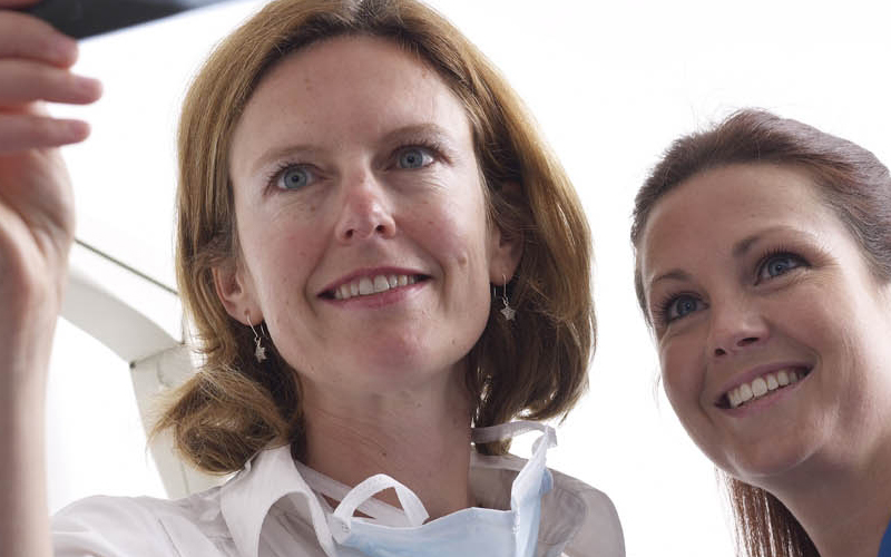 Dental Implant Dentist with Colleague